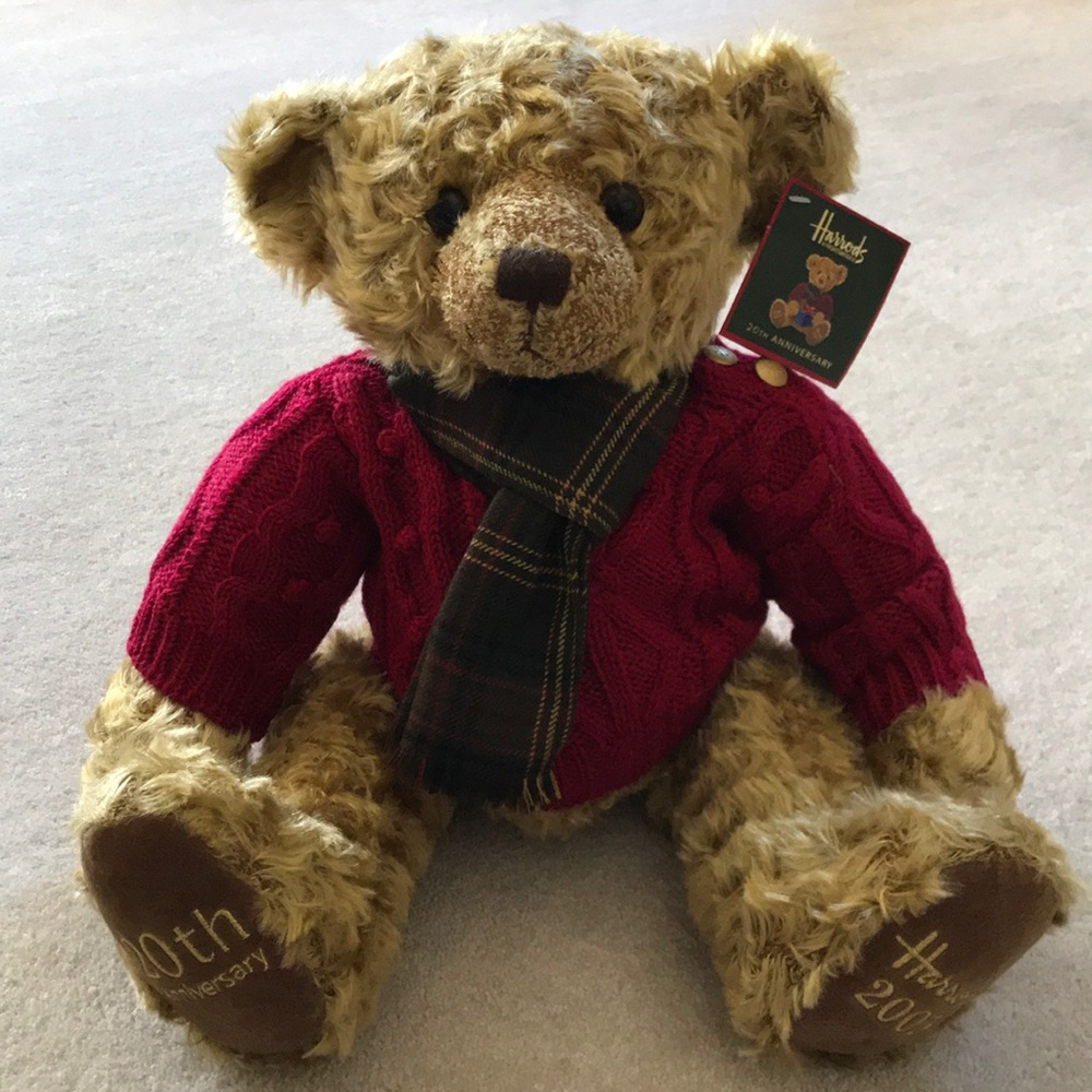 Harrods 2005 20th Anniversary Christmas Bear